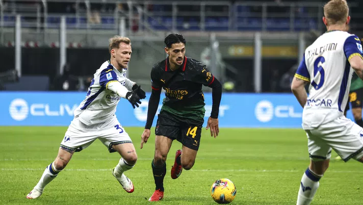 Tijjani Reijnders AC Milan Milan-Verona 1-0 Serie A 2024-2025