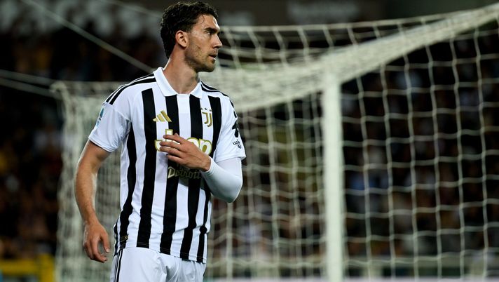 TURIN, ITALY - MAY 24: Dusan Vlahovic of Juventus during the Serie A match between Torino FC and Juventus FC at Stadio Olimpico di Torino on May 24, 2026 in Turin, Italy. (Photo by Daniele Badolato - Juventus FC/Juventus FC via Getty Images) Il Napoli punta Vlahovic, già avviati i contatti con il padre: le ultime – TS - immagine 1
