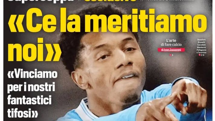 Prime pagine giornali sportivi oggi: il Napoli sui media- immagine 1
