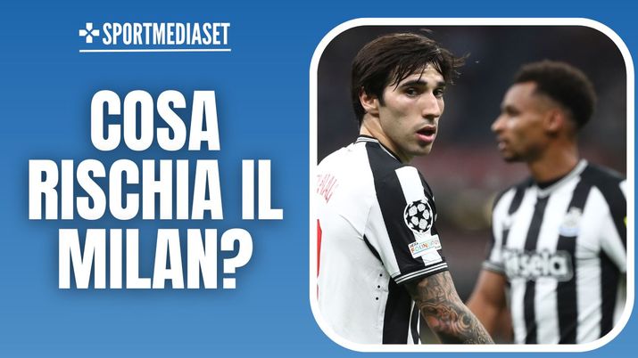 Sandro Tonali (centrocampista Newcastle), qui durante Milan-Newcastle 0-0 (Champions League 2023-2024). Caso scommesse | AC Milan News (Getty Images) Sandro Tonali Newcastle Milan-Newcastle 0-0 Champions League 2023-2024 scommesse