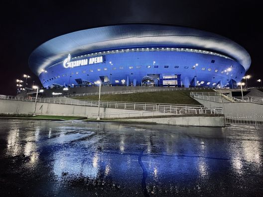 Vista generale della Gazprom Arena durante la partita del Champions League tra Zenit San Pietroburgo e Juventus il 20 ottobre 2021 a San Pietroburgo, Russia. (Foto di Daniele Badolato - Juventus FC/Juventus FC tramite Getty Images) Lo Zenit manda soldi al Barcellona su TikTok per comprare Nico Williams- immagine 3