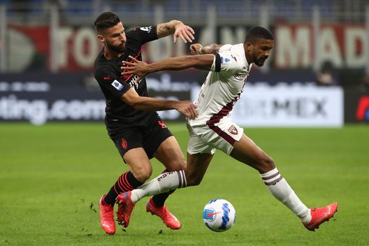 MILAN, ITALY - OCTOBER 26: tor during the Serie A match between AC Milan and Torino FC at Stadio Giuseppe Meazza on October 26, 2021 in Milan, Italy. (Photo by Marco Luzzani/Getty Images) Toro, a San Siro una sconfitta con l’amaro in bocca- immagine 2