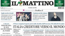 PRIMA PAGINA IL MATTINO OGGI: “Ranieri-Conte, la sfida dei baronetti”