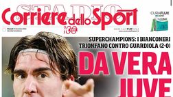 PRIMA PAGINA CORRIERE DELLO SPORT OGGI: “Da vera Juve”