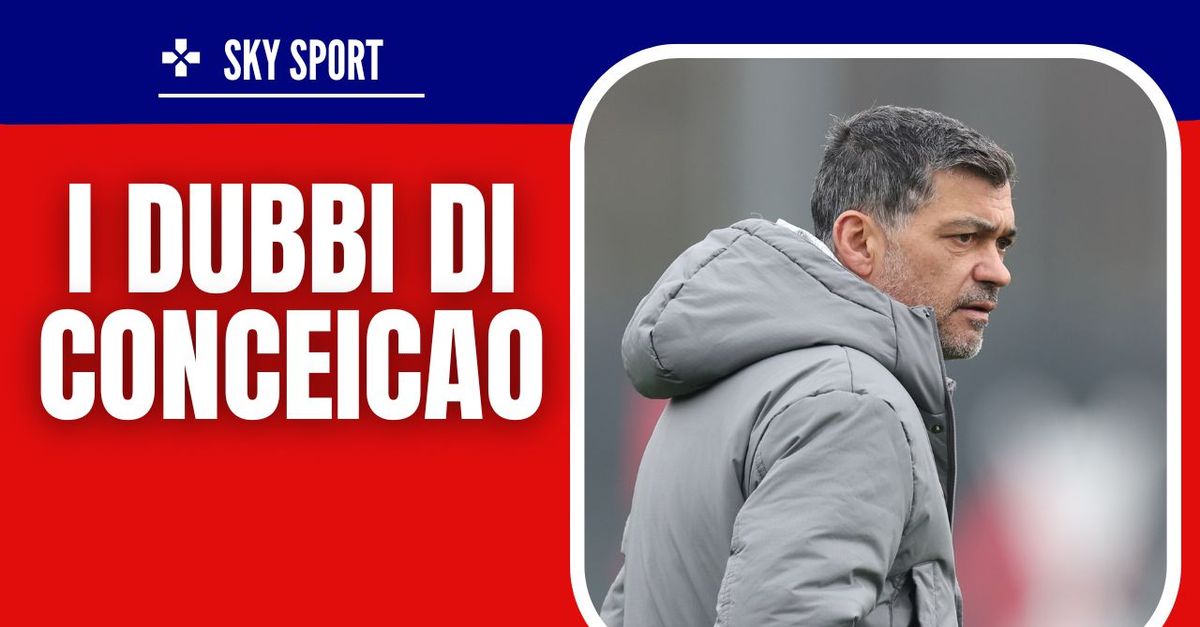 Milan Como, la probabile formazione: sono ben tre i dubbi di Conceicao