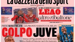 PRIMA PAGINA GAZZETTA DELLO SPORT OGGI: “Kvara vola a Parigi, Napoli: sì di Garnacho”