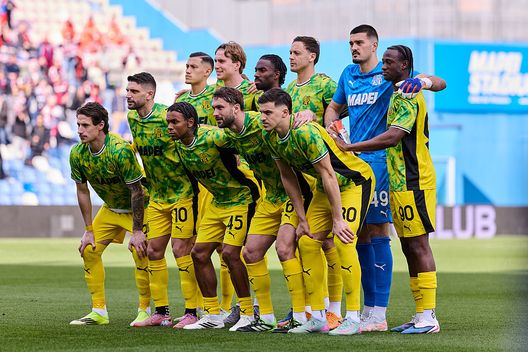 Reggio Emilia, Italia - 15 marzo 2026: La formazione del Sassuolo durante la partita contro il Bologna al Mapei Stadium. (Foto di Emmanuele Ciancaglini/Getty Images)