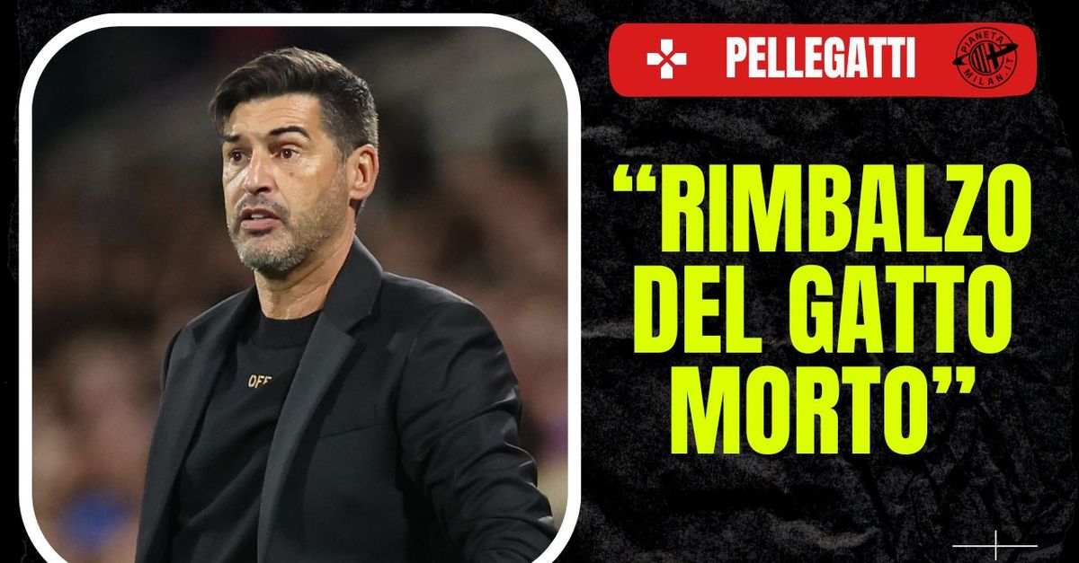 Pellegatti a sorpresa: “Il Milan ha avuto il rimbalzo del gatto morto”