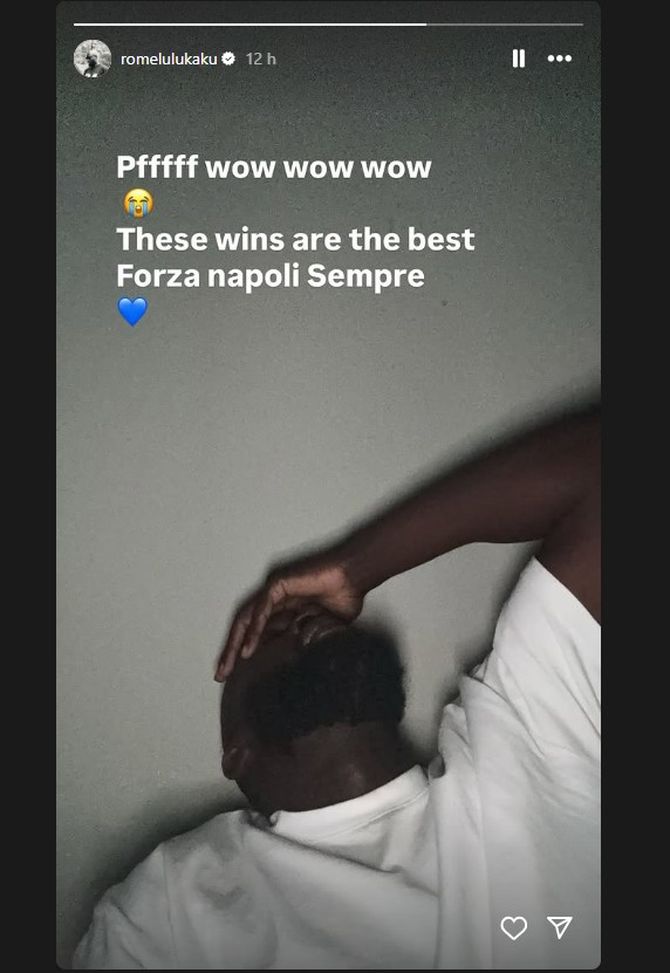 Napoli vince in extremis contro il Cagliari, Lukaku impazzisce sul divano: “Queste…”- immagine 2