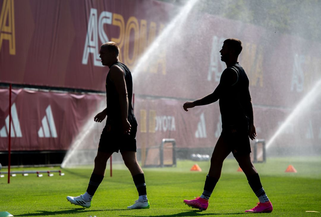 Roma, allenamento mattutino a Trigoria in vista dell’Hellas Verona – FOTO GALLERY - immagine 51