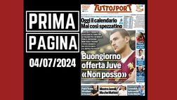Prima pagina Tuttosport: “Buongiorno, offerta Juve: ‘Non posso'”