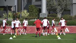 Roma, ripresa degli allenamenti a Trigoria dopo il Porto – FOTO GALLERY