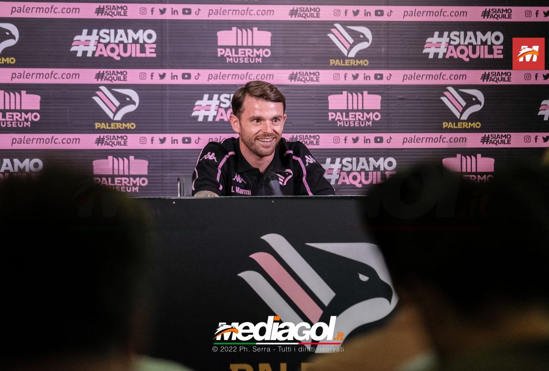 FOTO RITIRO PALERMO, Matteo Brunori in conferenza stampa (Gallery) - immagine 41