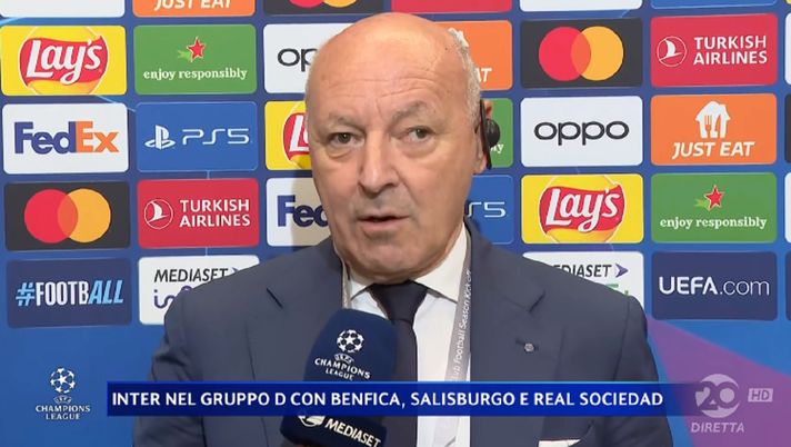 Marotta: “Sorteggio equilibrato, Inter forte. Centrocampista? Idee chiare. Lukaku-Roma…” - immagine 1