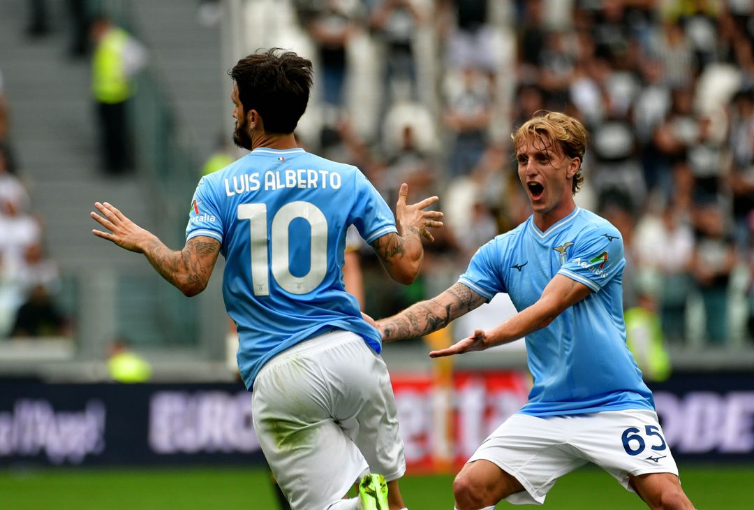 Nicolò Rovella e Luis Alberto