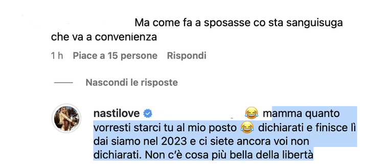 Crisi Nasti-Zaccagni? No, i due si godono le vacanze. E Chiara litiga con un hater- immagine 2