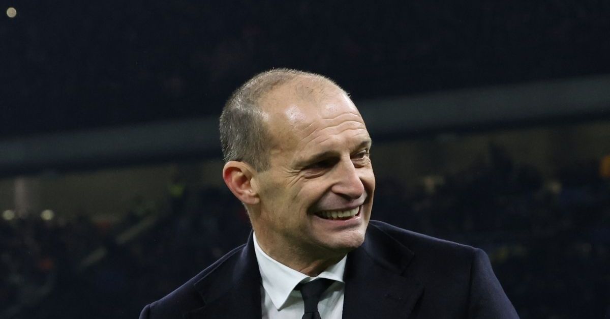 allegri e quel sorrisetto ricco di significato l8217immagine pi249 bella del derby video