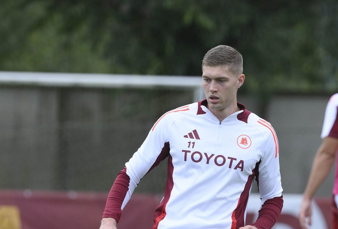 Trigoria, la rifinitura alla vigilia dell’Inter – FOTO GALLERY - immagine 15