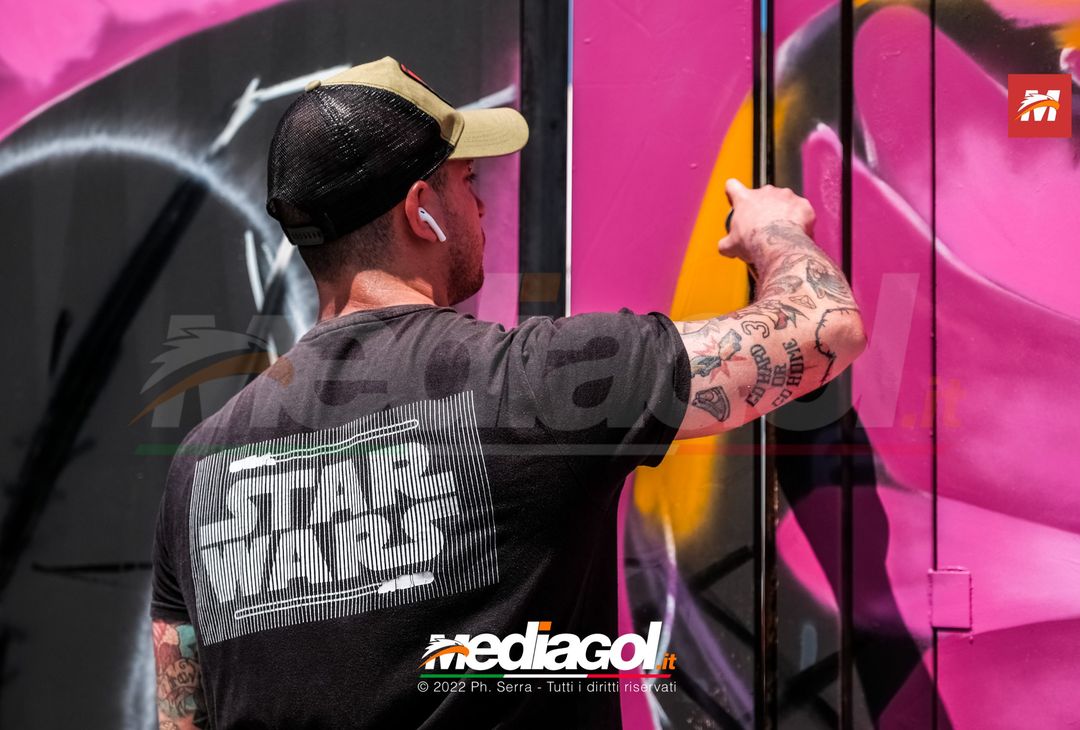 FOTO: I nuovi murales dello stadio ‘Renzo Barbera’ di Palermo (Gallery) - immagine 18