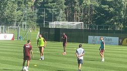 L’allenamento mattutino a Prato allo Stelvio: Zapata aumenta i carichi