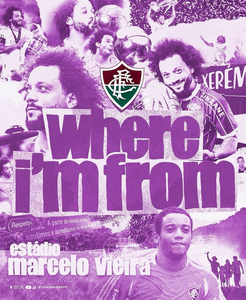 Il Fluminense intitola lo stadio delle rappresentative giovanili a Marcelo