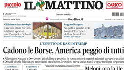 PRIMA PAGINA IL MATTINO OGGI: “Azzurri, niente scherzi c’è l’esame di Italiano”