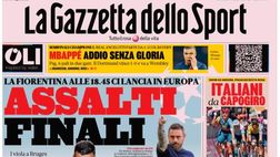 PRIMA PAGINA GAZZETTA DELLO SPORT OGGI: “Assalti finali”