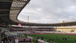 Torino-Venezia, le ultime dai campi: riscaldamento terminato