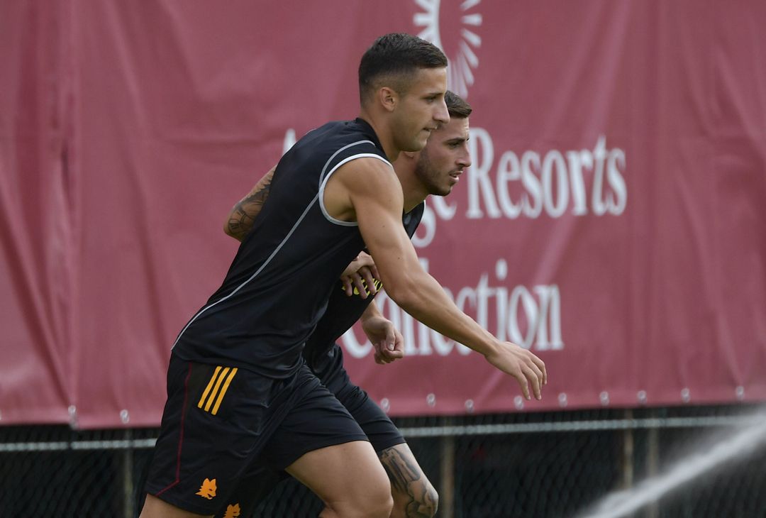 Roma, l’allenamento a Trigoria a due giorni dal big match con il Milan – FOTO GALLERY - immagine 14