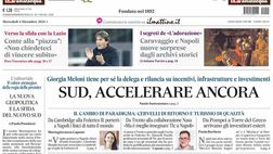 PRIMA PAGINA IL MATTINO OGGI: “Conte alla piazza: ‘Non chiedeteci di vincere subito'”