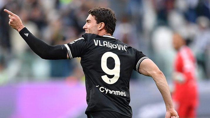 Dusan Vlahovic, attaccante Juventus, obiettivo di calciomercato del Milan per l'estate 2026
