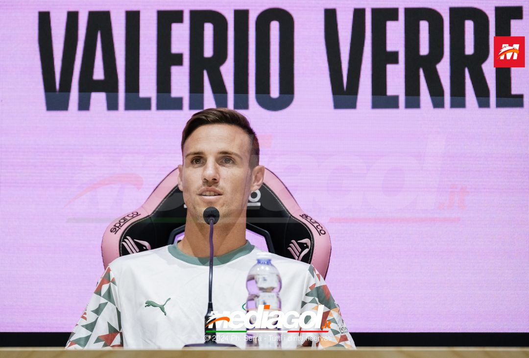 FOTO PALERMO, la presentazione di Valerio Verre in conferenza stampa (Gallery) - immagine 3