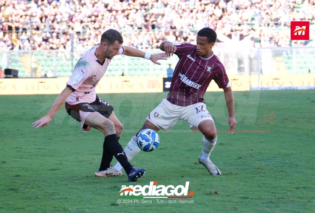 FOTO, Palermo-Salernitana 0-1 8a giornata Serie B 2024/25- immagine 1