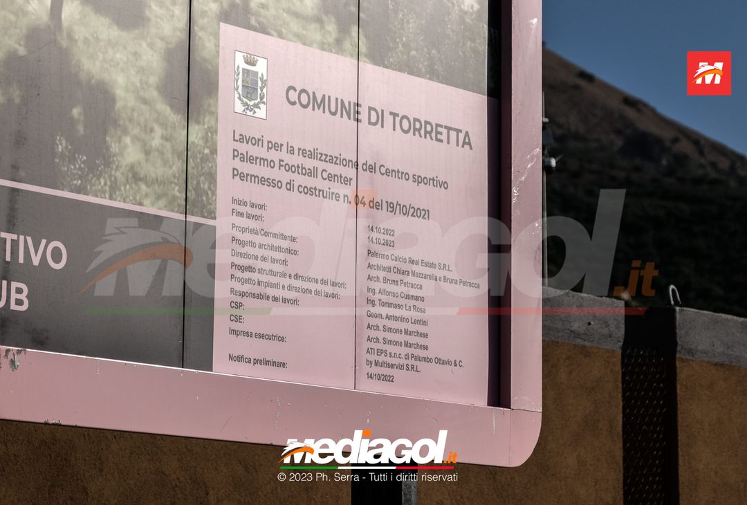 FOTO CENTRO SPORTIVO PALERMO: proseguono i lavori a Torretta (GALLERY) - immagine 3