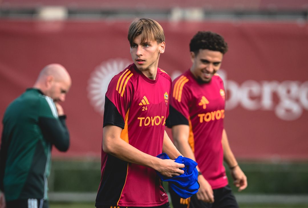 Trigoria, l’allenamento a due giorni da Milan-Roma – FOTO GALLERY - immagine 20