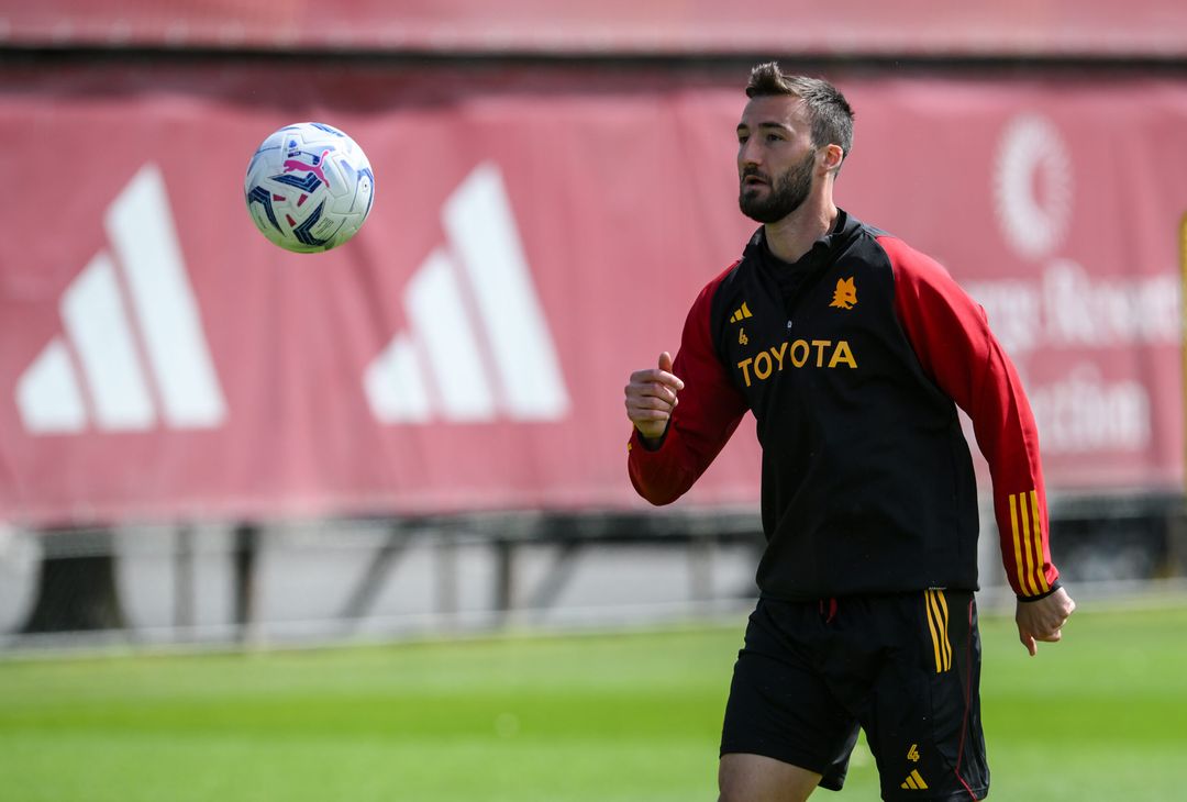 Trigoria, l’allenamento in vista del Bologna: manca Lukaku – FOTOGALLERY - immagine 17