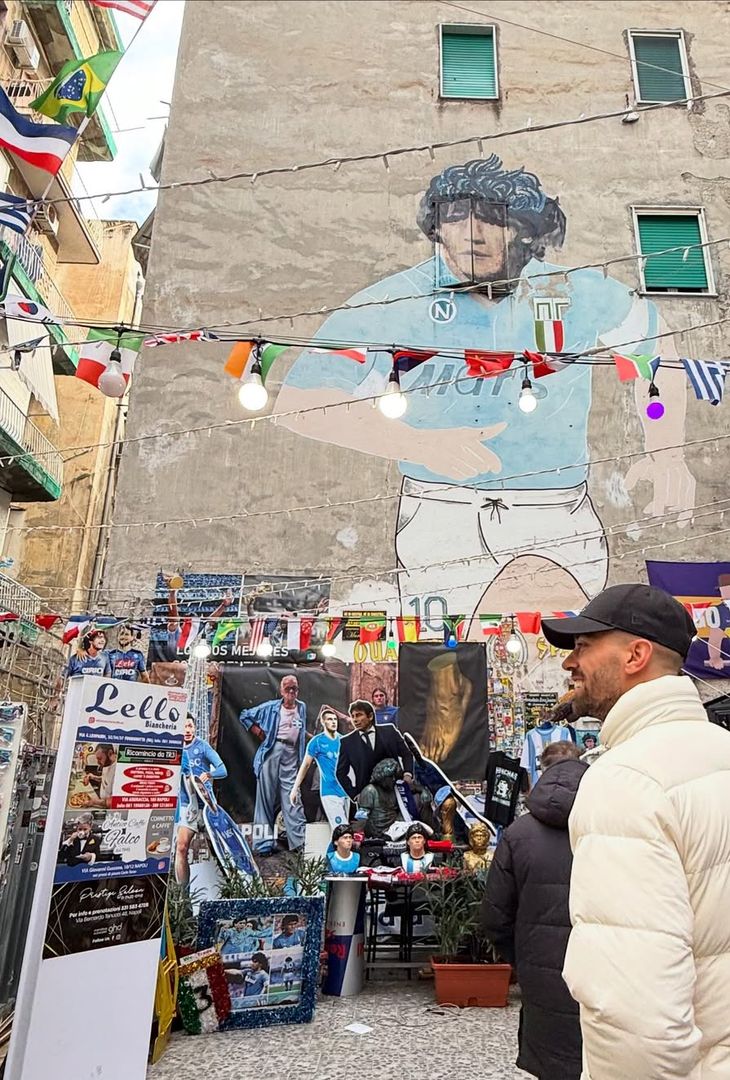 Spinazzola Murale Maradona