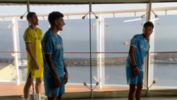 Di Lorenzo, Meret e Neres protagonisti del prossimo spot di MSC: lo shooting