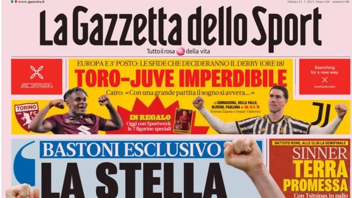 PRIMA PAGINA GAZZETTA DELLO SPORT OGGI: “Inzaghi al rinnovo, ci metto la firma”