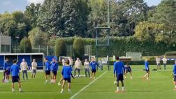 VIDEO FCIN1908 / Inter, vigilia di Stella Rossa: torello nerazzurro. Clima carico e sereno
