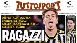 LA PRIMA PAGINA di TUTTOSPORT: “Napoli-Samardzic: sì. ADL chiama Petrachi”