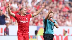 Bayern-Friburgo, rabbia Günter: “Se questo è fallo di mano io smetto con il calcio”