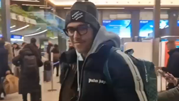 Cheddira in viaggio, partenza da Milano per raggiungere il Lecce VIDEO