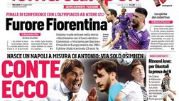 PRIMA PAGINA CORRIERE DELLO SPORT OGGI: “Conte-Napoli, ecco cosa chiede”