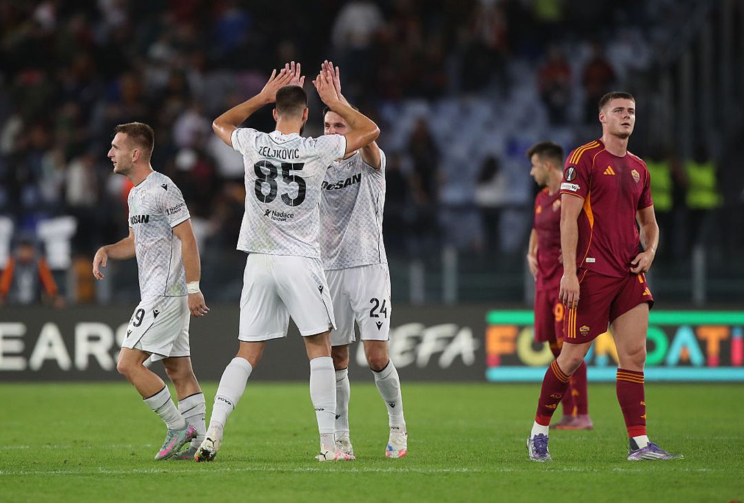 Roma-Viktoria Plzen 1-2 – FOTO GALLERY - immagine 61