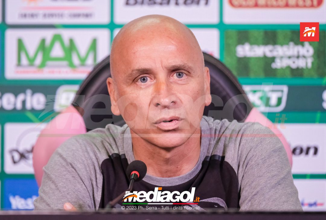 FOTO PALERMO, verso la Reggiana: Eugenio Corini in sala stampa (GALLERY) - immagine 22