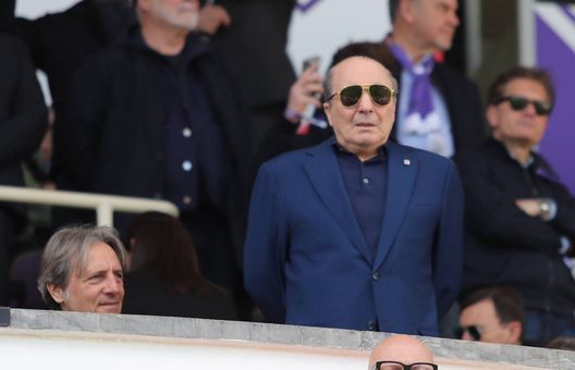 GERMOGLI PH: 30 MARZO 2025 FIRENZE STADIO ARTEMIO FRANCHI CAMPIONATO SERIE A FIORENTINA VS ATALANTA NELLA FOTO COMMISSO E FERRARI Rocco Commisso