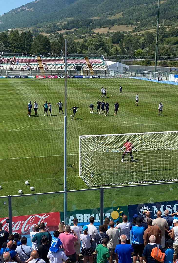 GALLERY Gli azzurri si allenano a calciare durante la sessione di tiri - immagine 3