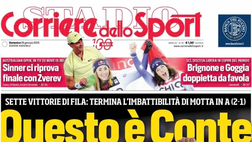 PRIMA PAGINA CORRIERE DELLO SPORT OGGI: “Questo è Conte”
