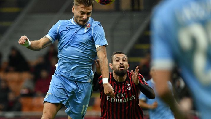 Immobile in goal a San Siro contro i rossoneri